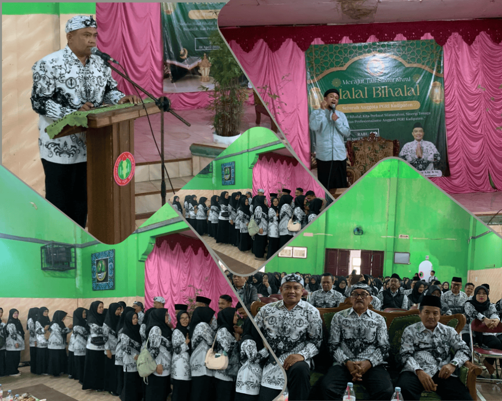 Pererat Silaturahmi dan Profesionalisme, PGRI Kadipaten Gelar Halalbihalal di Gedung Guru